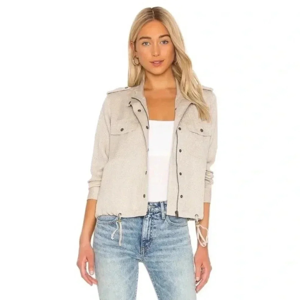 RAILS Collins Jacket in White Mini Cheetah